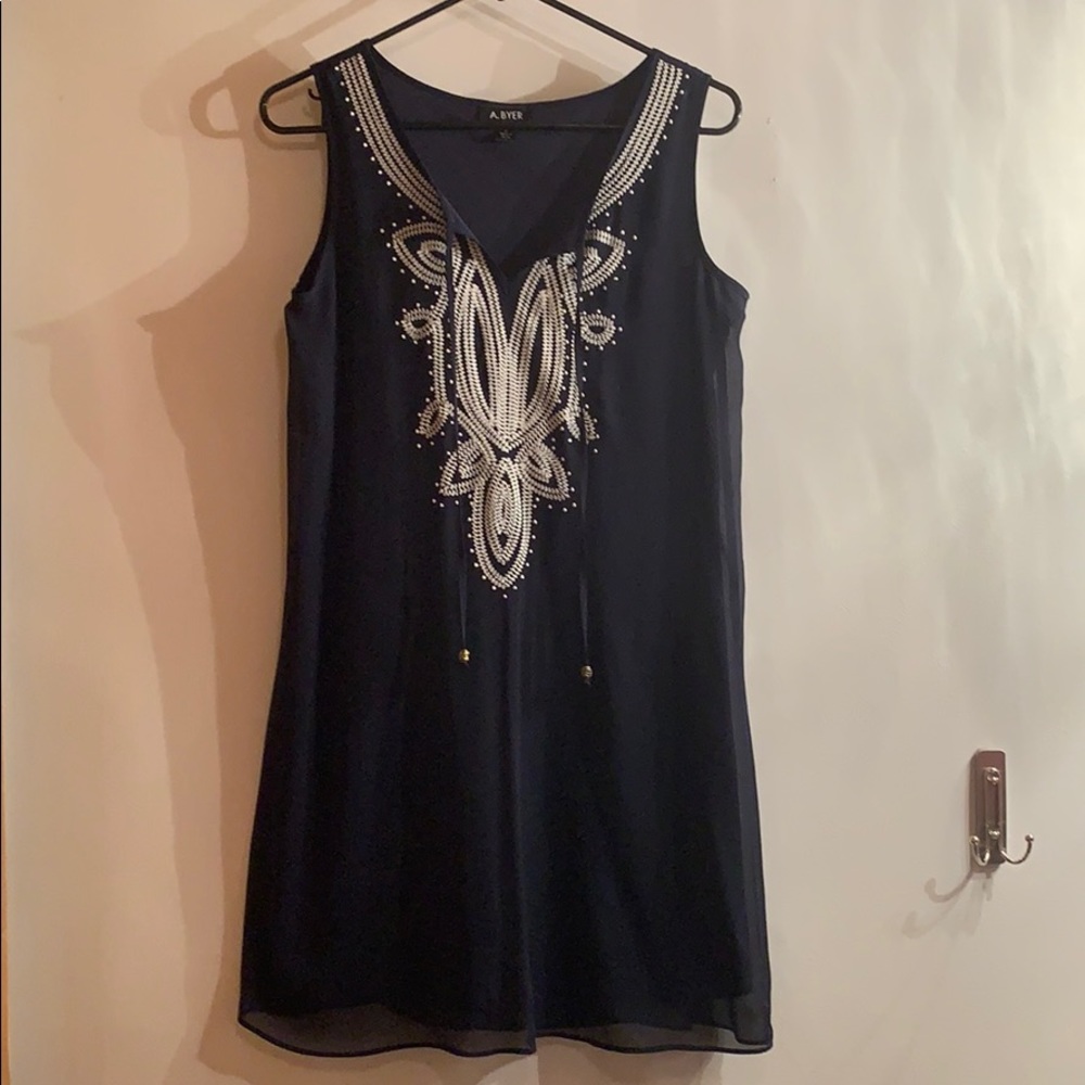 Navy blue dress